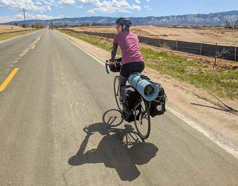 solo female bike tour