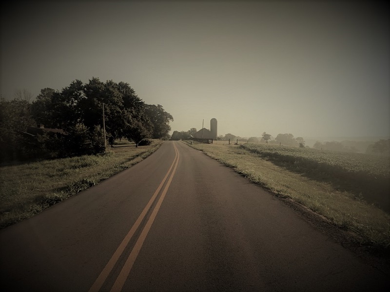 bike touring road