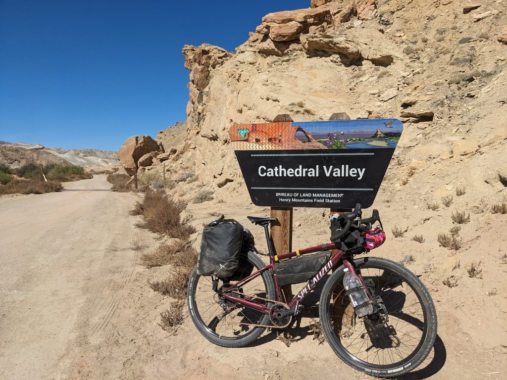 cathedral valley bikepacking capital reef utah