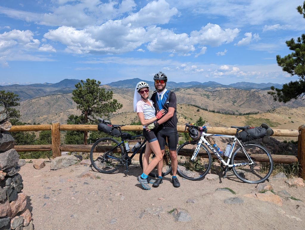 colorado bicycle honeymoon