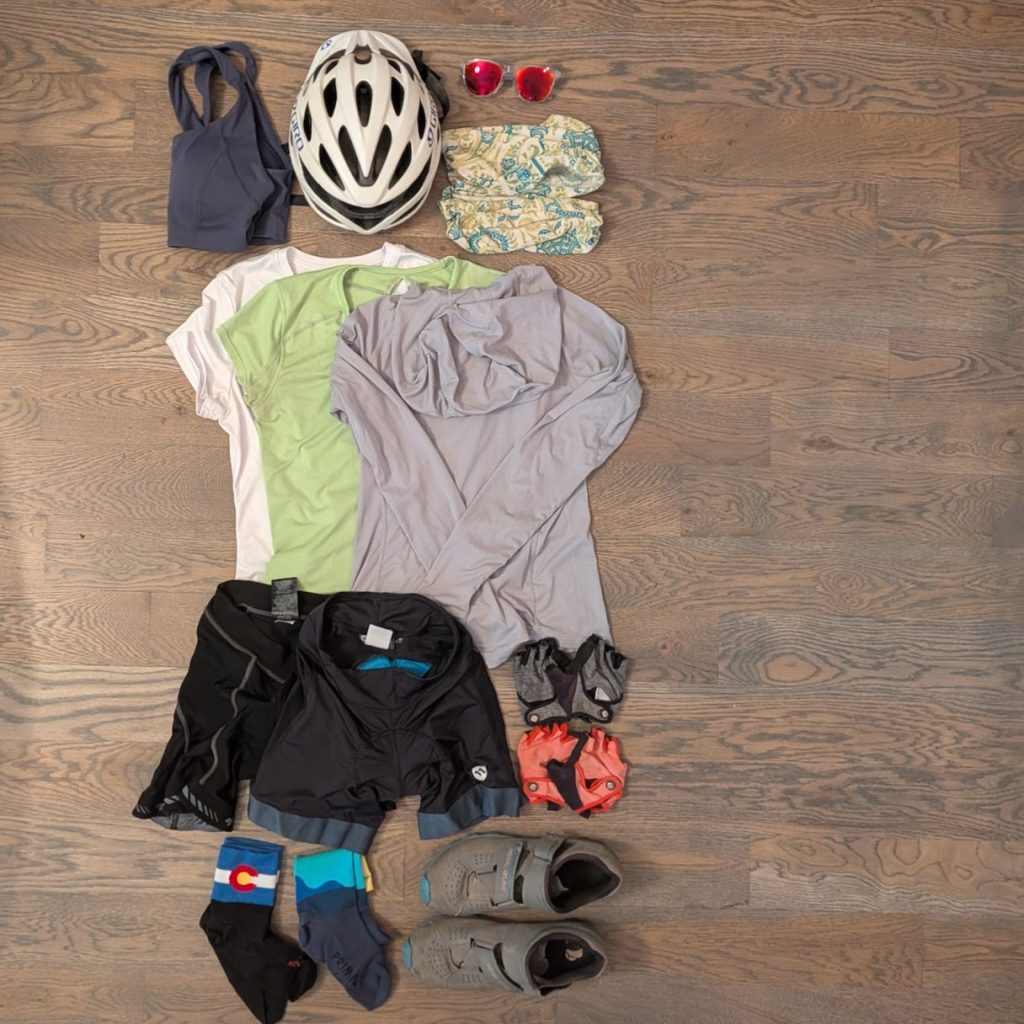 bikepacking gear - clothing