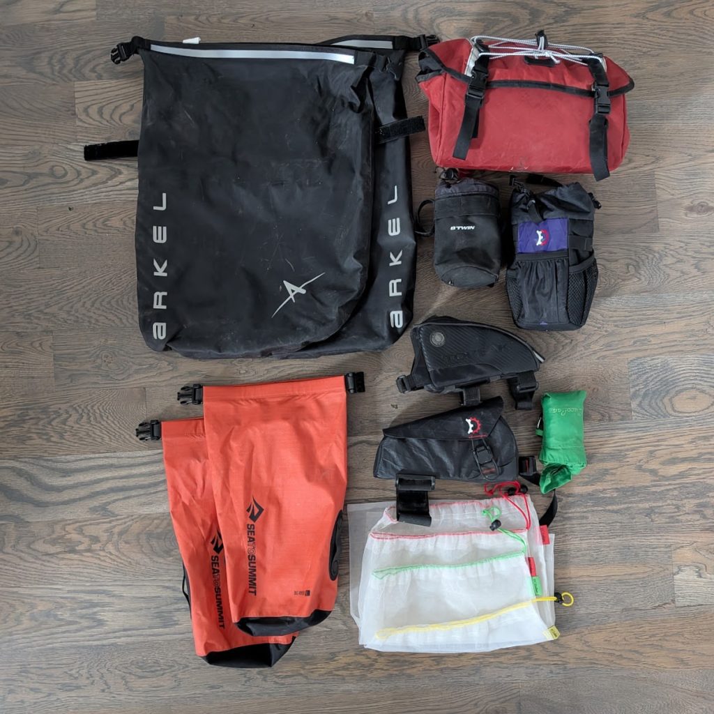 bikepacking gear - bikepacking bags